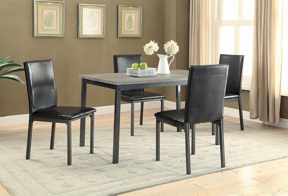 Garza Black Dining Table