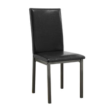 Load image into Gallery viewer, Garza Black Upholstered Side Chair