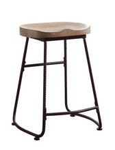 Load image into Gallery viewer, Industrial Driftwood Counter-Height  Stool