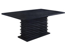 Load image into Gallery viewer, Stanton Contemporary Black Rectangular Dining Table