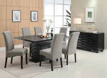 Load image into Gallery viewer, Stanton Contemporary Black Rectangular Dining Table