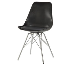 Load image into Gallery viewer, Lowry Contemporary Black Dining Chair