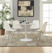 Load image into Gallery viewer, Lowry Contemporary White Dining Chair