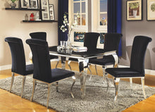 Load image into Gallery viewer, Barzini Dining Contemporary Black Dining Table