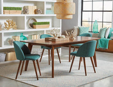 Load image into Gallery viewer, Malone Mid-Century Modern Dark Walnut Dining Table