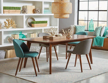 Load image into Gallery viewer, Malone Mid-Century Modern Dark Walnut Dining Table