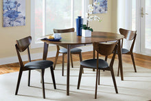 Load image into Gallery viewer, Malone Mid-Century Modern Dark Walnut Dining Chair