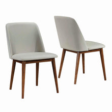 Load image into Gallery viewer, Barett Modern Grey and Chestnut Dining Chair