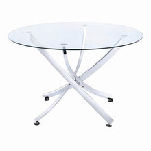 Load image into Gallery viewer, Walsh Contemporary Chrome Dining Table