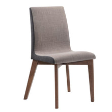 Load image into Gallery viewer, Redbridge Mid-Century Modern Natural Walnut Dining Chair