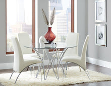 Load image into Gallery viewer, Cabianca Contemporary Chrome Dining Table