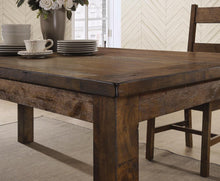 Load image into Gallery viewer, Coleman Rustic Golden Brown Dining Table