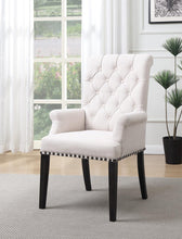 Load image into Gallery viewer, Weber Traditional Smokey Black Upholstered armchair