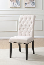 Load image into Gallery viewer, Weber Traditional Smokey Black Upholstered Side Chair