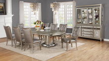 Load image into Gallery viewer, Danette Metallic Platinum Dining Table