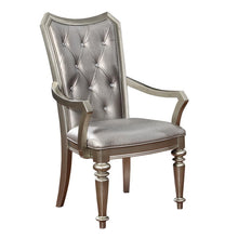 Load image into Gallery viewer, Danette Metallic Platinum armchair