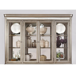 Danette Metallic Platinum China Cabinet