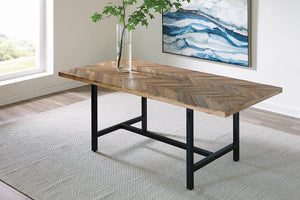 Thompson Industrial Mango Wood Dining Table