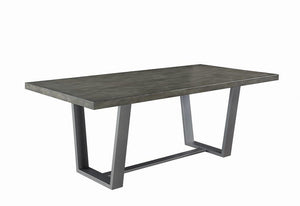 Hutchinson Industrial Grey Dining Table