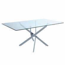 Load image into Gallery viewer, Nathan Contemporary Chrome Dining Table