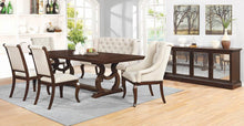 Load image into Gallery viewer, Glen Cove Traditional Dark Brown Dining Table