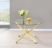 Load image into Gallery viewer, Chanel Modern Brass Dining Table