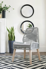 Load image into Gallery viewer, Grey and Natural Mango Side Chair