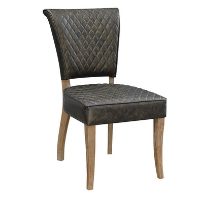 Contemporary Rustic Amber Dining Chair