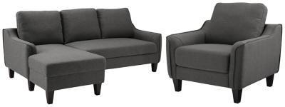 Jarreau Sofa Chaise Sleeper and Chair Package