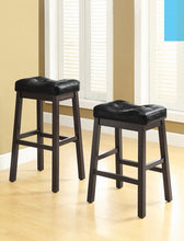 Load image into Gallery viewer, Transitional Black Counter-Height  Upholstered Chair