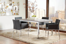 Load image into Gallery viewer, Eldridge Contemporary Weathered Grey Dining Table