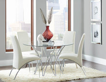 Load image into Gallery viewer, Ophelia Contemporary White Dining Chair