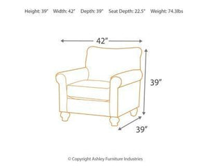 Milari Chair and Ottoman Package