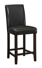 Load image into Gallery viewer, Contemporary Dark Brown Parsons Counter-Height Stool