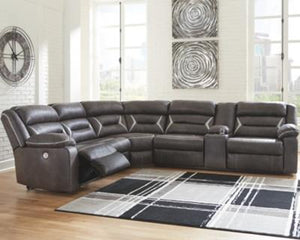 Kincord 4Piece Reclining Sectional with Power