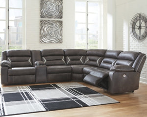 Kincord 4Piece Reclining Sectional with Power