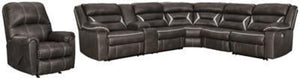 Kincord 4-Piece Power Reclining Sectional with Recliner Package