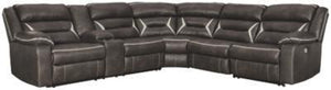 Kincord 4-Piece Power Reclining Sectional with Recliner Package