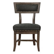 Load image into Gallery viewer, Rustic Black Dining Chair