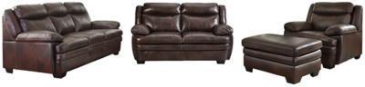 Hannalore Sofa and Loveseat with Chair and Ottoman Package