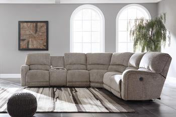 Pittsfield LeftArm Facing Power Reclining Loveseat with Console