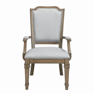 Florence Grey Upholstered Dining Arm Chair