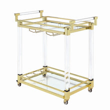 Load image into Gallery viewer, Modern Clear Acrylic Serving Cart