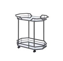 Load image into Gallery viewer, Traditional Black Nickel Serving Cart