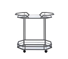 Load image into Gallery viewer, Traditional Black Nickel Serving Cart