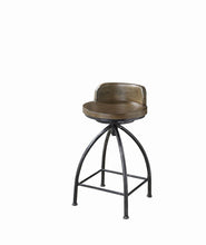 Load image into Gallery viewer, Rustic Swivel Metal Counter-Height Stool