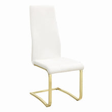 Load image into Gallery viewer, Chanel Modern White and Rustic Brass Side Chair