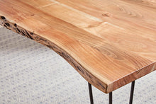 Load image into Gallery viewer, Industrial Natural Acacia Dining Table