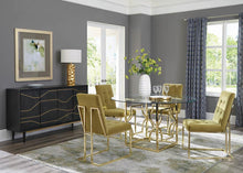 Load image into Gallery viewer, Modern Gold Dining Table Base