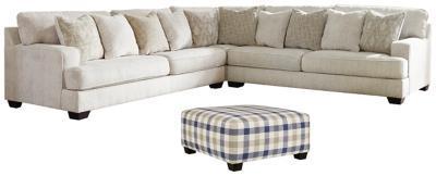 Rawcliffe 3-Piece Sectional with Ottoman Package